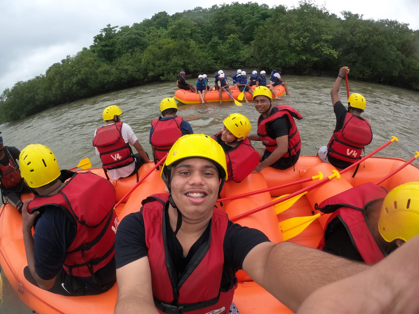 White-water rafting on the Kundalika River near Kolad 5