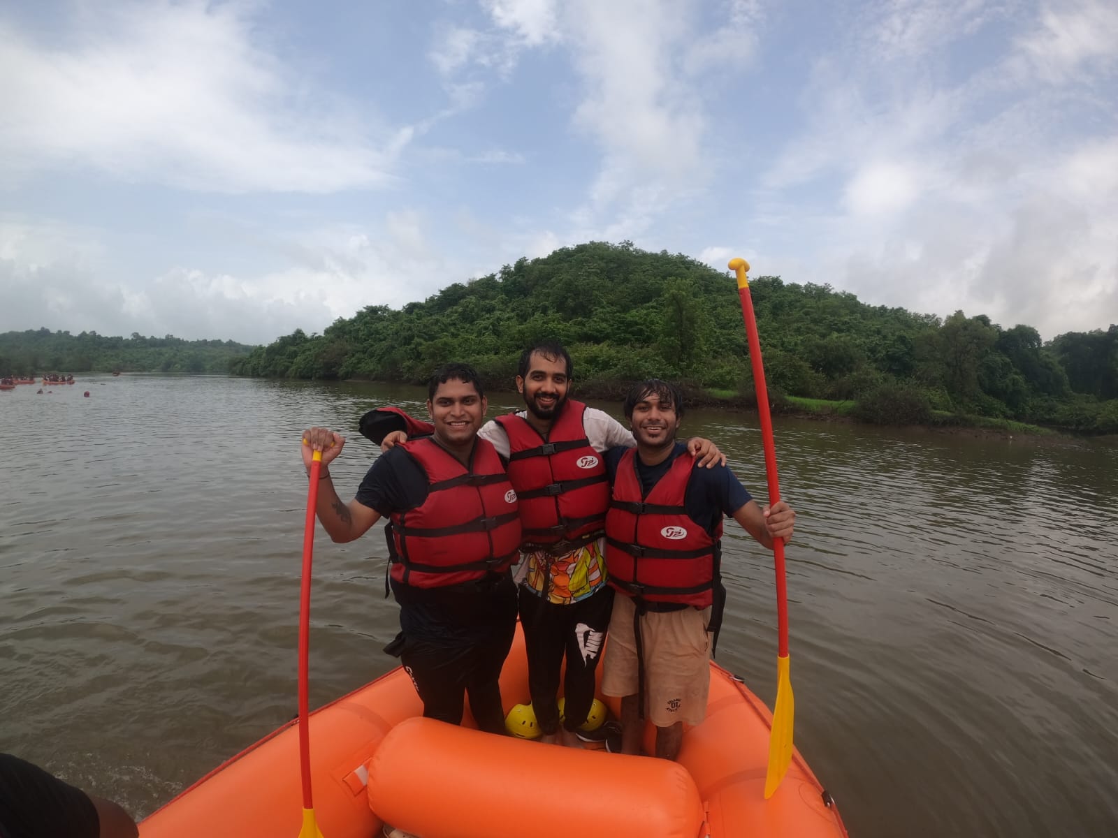 White-water rafting on the Kundalika River near Kolad 3
