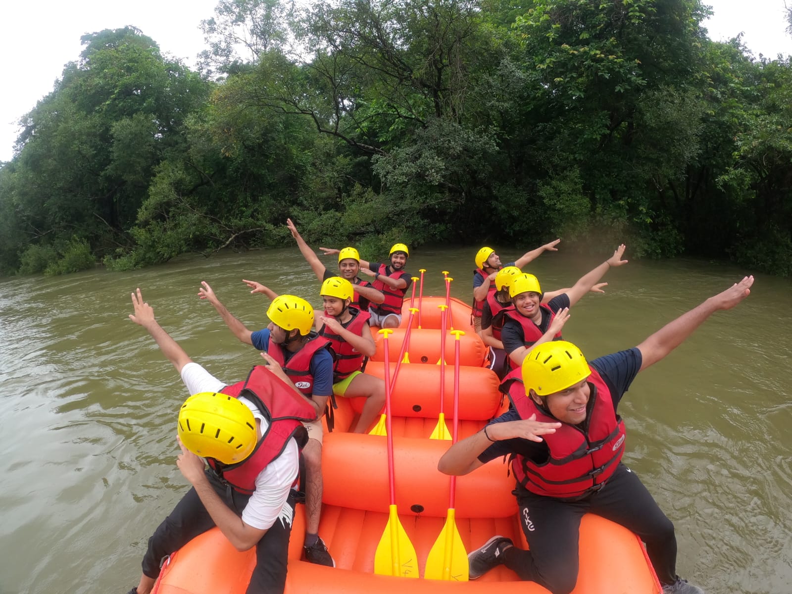 White-water rafting on the Kundalika River near Kolad 2