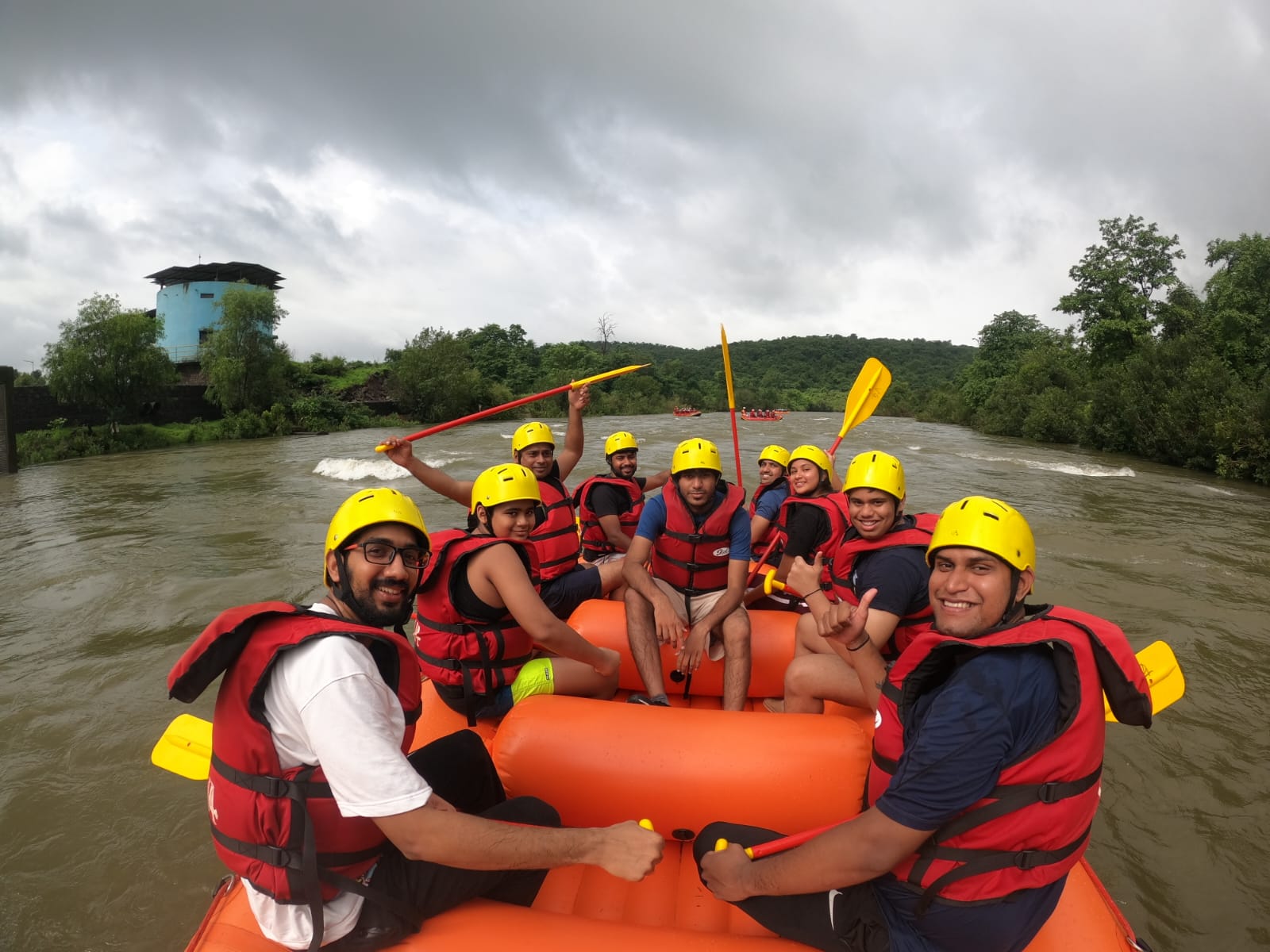White-water rafting on the Kundalika River near Kolad 1